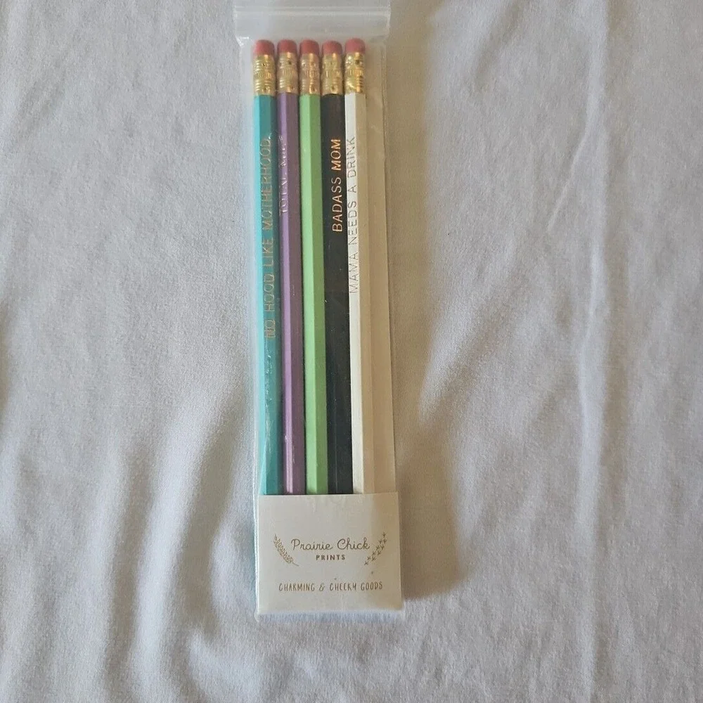 Cheeky Mom Quote‎ Pencils Prairie Chick Prints